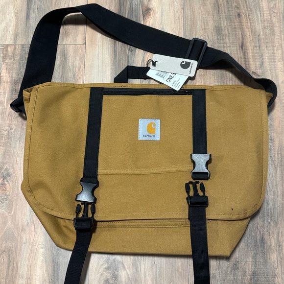 Carhartt Other - Carhartt Brown Messenger Bag with Black Straps